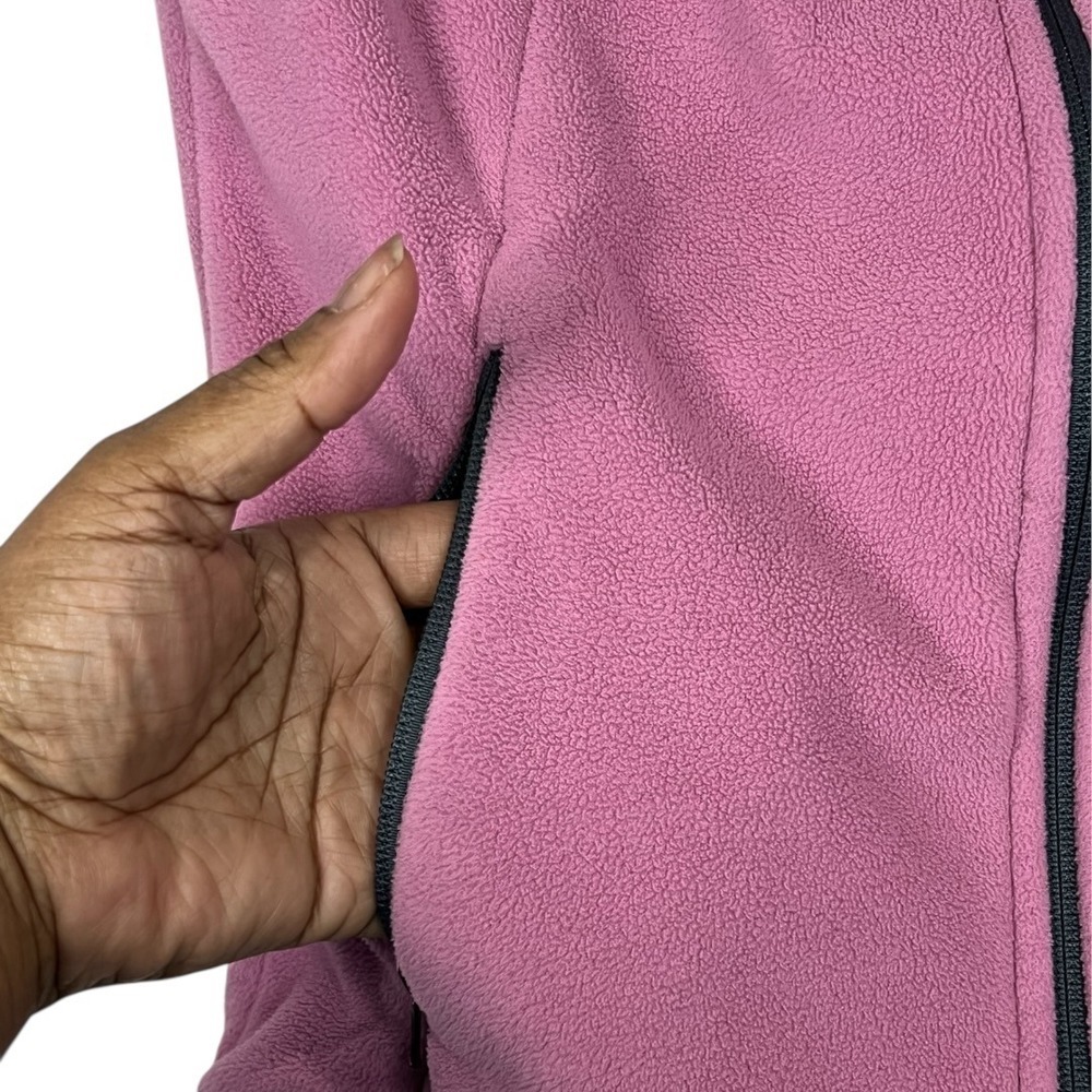 First Ascent Women's Firestorm Micro Fleece Vest Pink Full Zip Outdoor - Medium - Picture 3 of 7